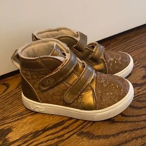 Ugg high tops, size 9 toddler girls